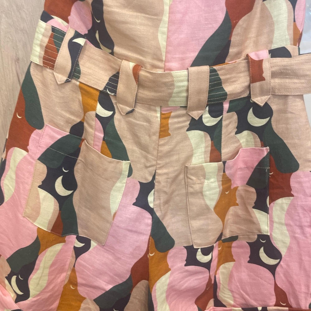 FARM Rio Multicolor Abstract Jumpsuit - Picture 3 of 8